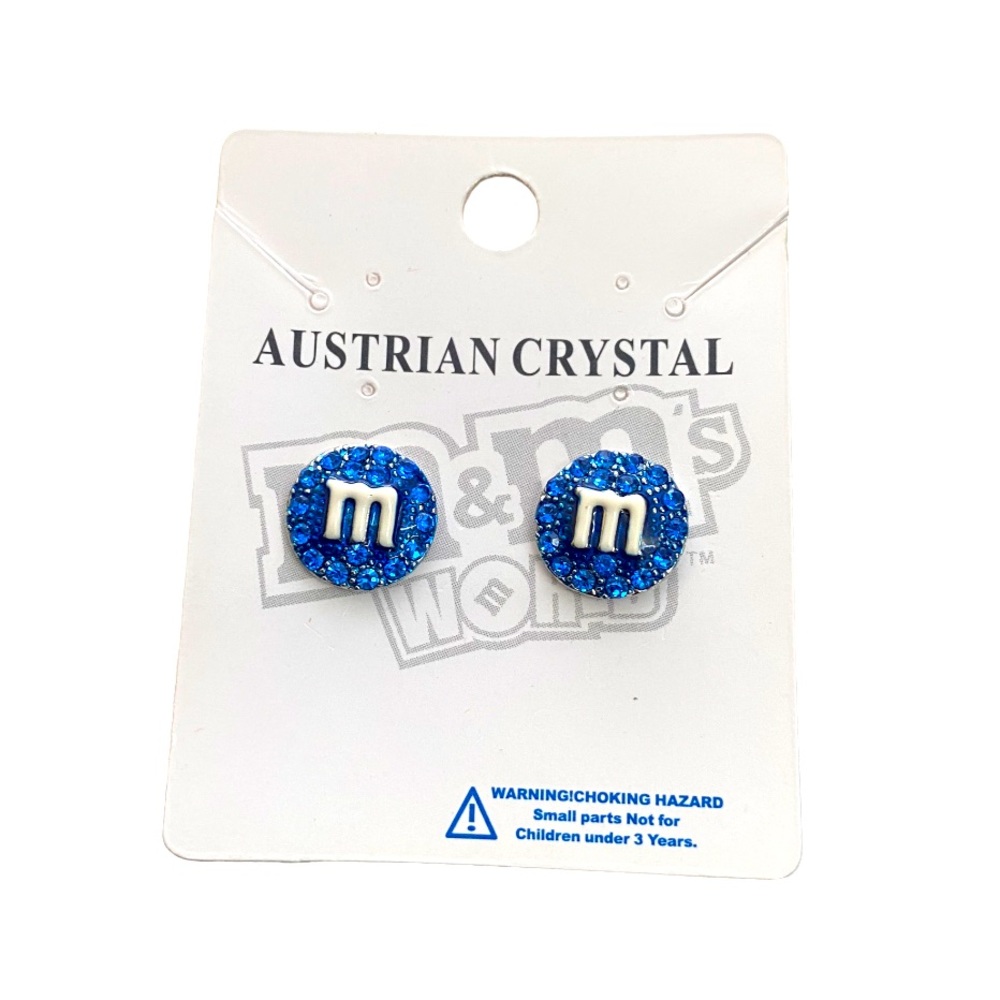 Brand New Austrian Crystal M&M’s Necklace